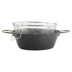 Friggitrice Q Flex con cestello (26cm) Acciaio Nero 4006