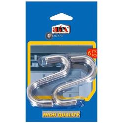 Set ganci a S Zincato 28 03 06 6 pz
