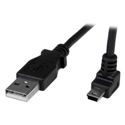 Cavo USB 2.0 Angolare Alto Black 1m USBAMB1MU