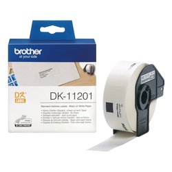 Image of Rotolo etichettatrice DK TAPE 400 Etichette standard per Indirizzi 29 x 90 mm bianco DK11201 cod094