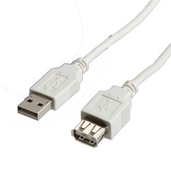 Cavo USB 2.0 Extension White 0,8m RO11 99 8946
