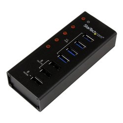 Hub USB 3.0 Black 7 porte ST4300U3C3