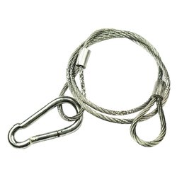 Cavo di sicurezza 50Kg 95cm SAFE 5MM