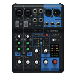 Mixer disc jockey MG SERIES Black MG06X