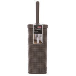 Porta scopino WC appoggio (11,5x11,5x40cm) ELEGANCE Tortora 30702