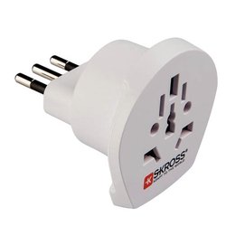 Adattatore da viaggio Italia Bianco 230V 10A PP0444