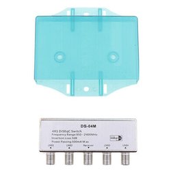 Commutatore SAT Diseq Switch 4x1 Silver SWI 410 B