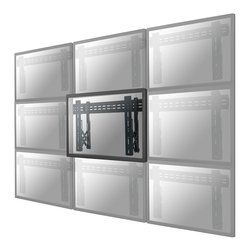 Supporto monitor parete Portata 50 Kg VESA 600 x 400 Video Wall Black LED VW1000BLACK