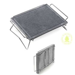 Piastra ollare (40x30cm) con supporto pieghevole DS30 40SP