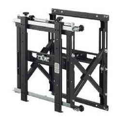 Supporto monitor parete Portata 50 Kg VESA 400 x 400 PMQ Push&Pull Black PM3890