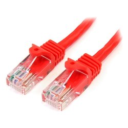 Cavo di rete 5E U/UTP Patch Cable Rosso 1m 45PAT1MRD