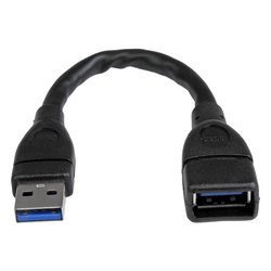 Cavo USB 3.0 Extension Black 0,15m USB3EXT6INBK