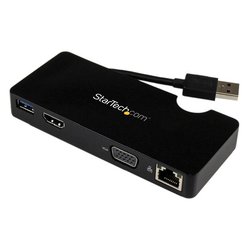 HUB 4 in 1 Mini Dock Usb 3.0 Black USB3SMDOCKHV