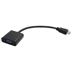 Adattatore video ECONOMY Hdmi To Vga Black RO12 99 3114
