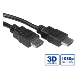 Cavo HDMI ECONOMY High Speed con Ethernet Black 5m ROS3674