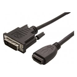 Cavo adattatore ECONOMY Video Dvi Hdmi Black 0,15m RO12 99 3116