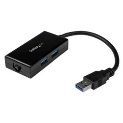 Adattatore di rete Gigabit (1000Base-TX) USB 3.0 Black USB31000S2H