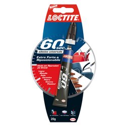 Collante a contatto universale 60 Secondi Trasparente tubetto 20 gr 2021242
