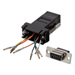 Adattatore computer Modulare DB9 a RJ45 Black GC98FF
