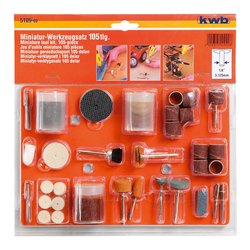 Set accessori per miniutensili rotativi 105 pz 510900