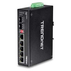 Switch di rete 6 porte INDUSTRIAL Din Rail Black TI G62 Gigabit (1000Base-TX)