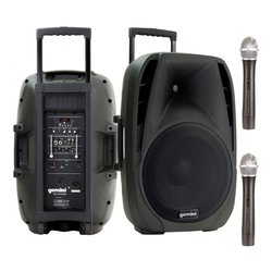 Set karaoke ES TO GO SERIES Es 15Togo Black 200W 1126083 Bluetooth RCA, Aux, TRS, USB, SD Card