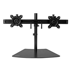 Supporto monitor scrivania Portata 8 Kg VESA 100 x 100 Doppio Monitor Black ARMBARDUO