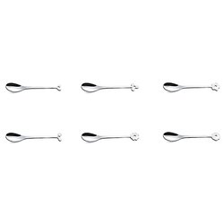 Set cucchiaini caffè 6 pz Inox (11,2cm) CADEAU Cromo lucido PL6100CD