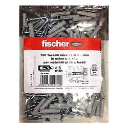 Set tasselli plastica con vite (5 mm) Kit 100 536928