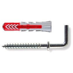 Set tasselli bimateriale, gancio medio (6 mm) Duopower 6 C 2 K 537631