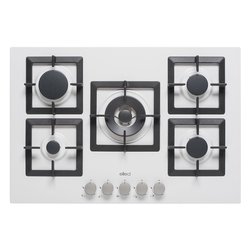 Piano cottura gas 5 zone PLANO G68 Bianco (75cm) PGSP75168CS