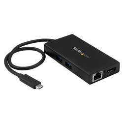 HUB 6 in 1 Mini Dock USB C con PD Black DKT30CHPD