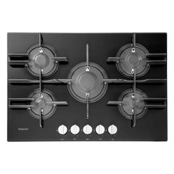 Piano cottura gas 5 zone Ftghg 751 D Ha Bk Black (75cm)