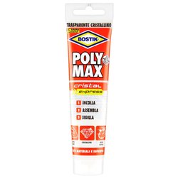 Collante sigillante universale POLY MAX Crystal Trasparente tubetto 115 gr 6300509