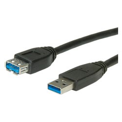 Cavo USB 3.0 Extension Black 1,8m RO11 02 8978