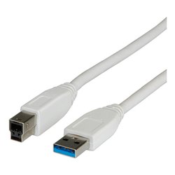 Cavo USB 3.0 White 0,8m ROS3001