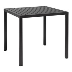 Tavolo impilabile CUBE 80 Fisso Antracite (80x80x75,5cm) 48052 02 000