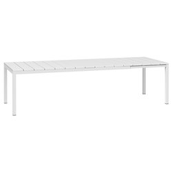 Tavolo da esterno RIO 210 Extensible Allungabile Bianco (210-280x100x76cm) 48253 00 000