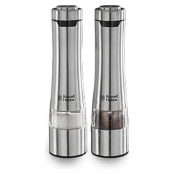 Image of Set macina Sale e Pepe elettrico a batteria Cromo spazzolato 23460 56 cod094