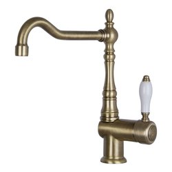 Miscelatore lavello monocomando Ottone anticato MIR6O 2