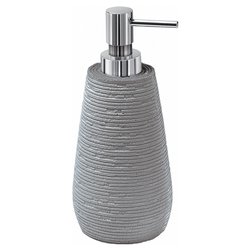Dosa sapone appoggio GEMINI Grigio cemento (9,3x8,8x20 cm) GM80 08