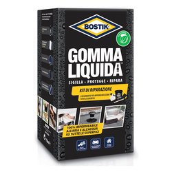 Impermeabilizzante Gomma Liquida kit Nero barattolo 750 ml 6310772