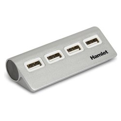 Hub USB 2.0 Silver 4 porte XHUB4020AL