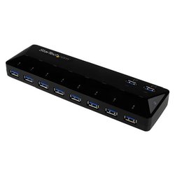 Hub USB 3.0 Black 10 porte ST103008U2C