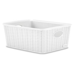 Cestino plastica High (25x19x10cm) ELEGANCE Bianco 30970