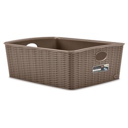 Cestino plastica High (36x29x13cm) ELEGANCE Tortora 30991
