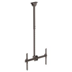Supporto monitor TV parete ( 50 Kg ) VESA 600 x 400 A Soffitto Black FLATPNLCEIL