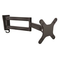 Supporto monitor TV parete ( 15 Kg ) VESA 100 x 100 A 2 Snodi Black ARMWALLDS