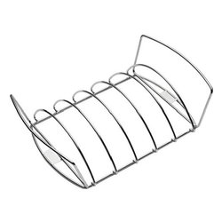 Griglia barbecue (43,4x26,8x11,1 cm) Supporto Cottura Arrosti Inox lucido 6469