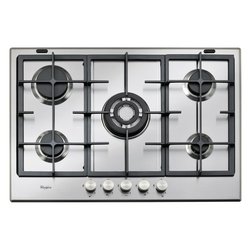 Piano cottura gas 5 zone Gma 7522 Ix Inox (75cm)